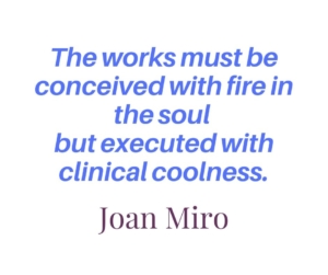 Joan Miro, professional development, artist